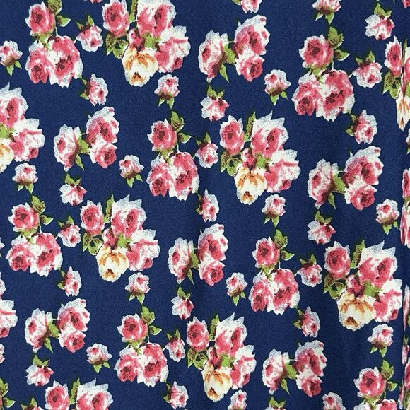 Betsey Johnson Ditsy Floral Dress 12 Blue Garden Party Bloomcore Twee Feminine - Picture 2 of 12